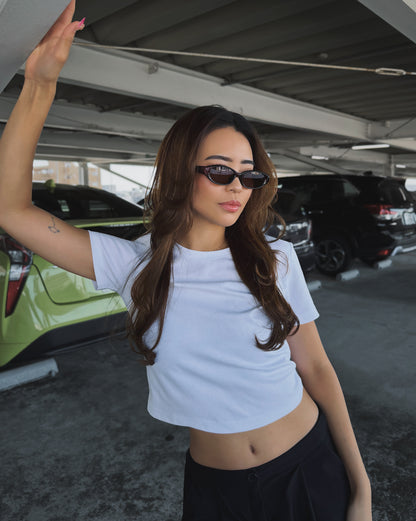 【5colors】Slim oval 4 sunglasses