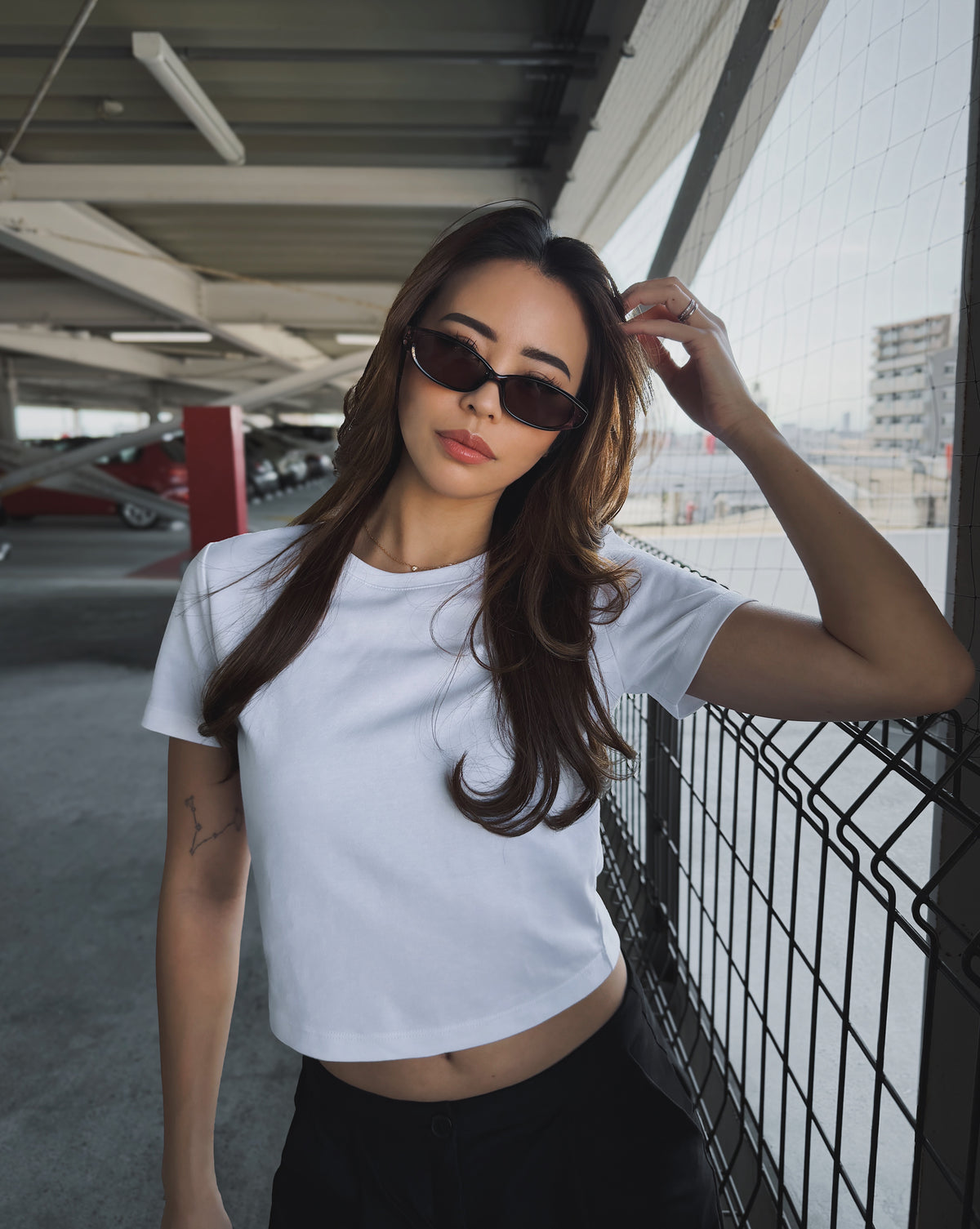 【5colors】Slim oval 4 sunglasses