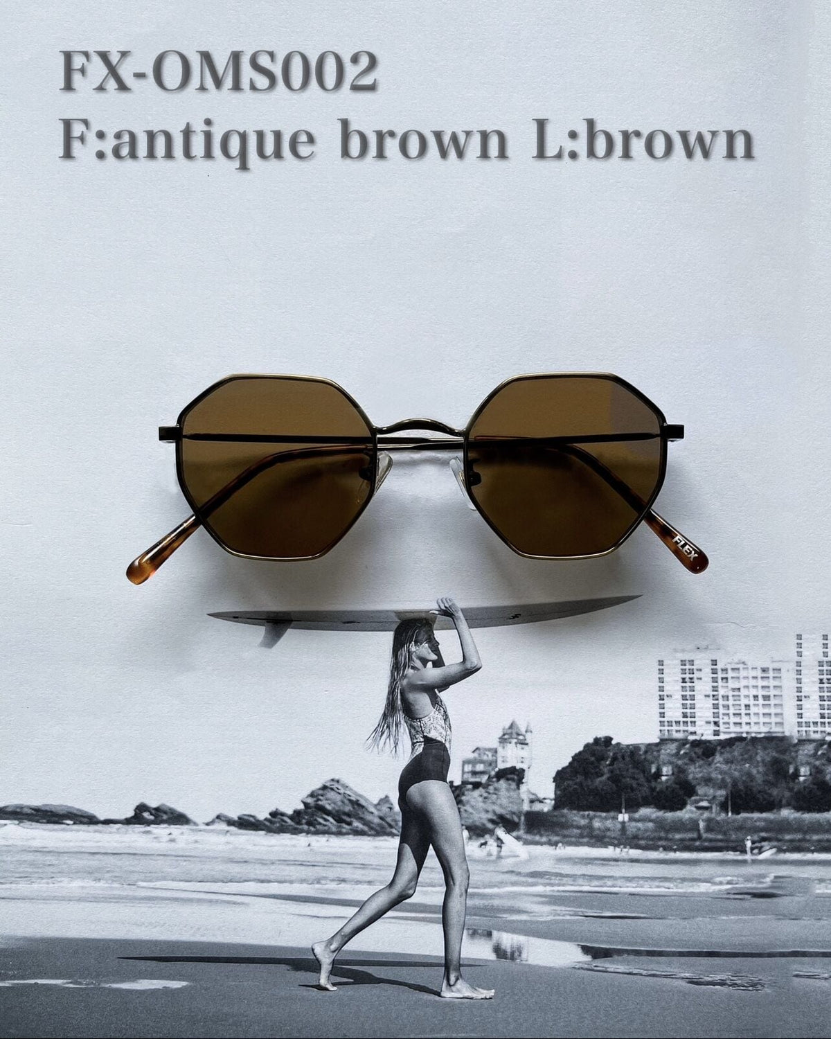 octagon metal sunglasses