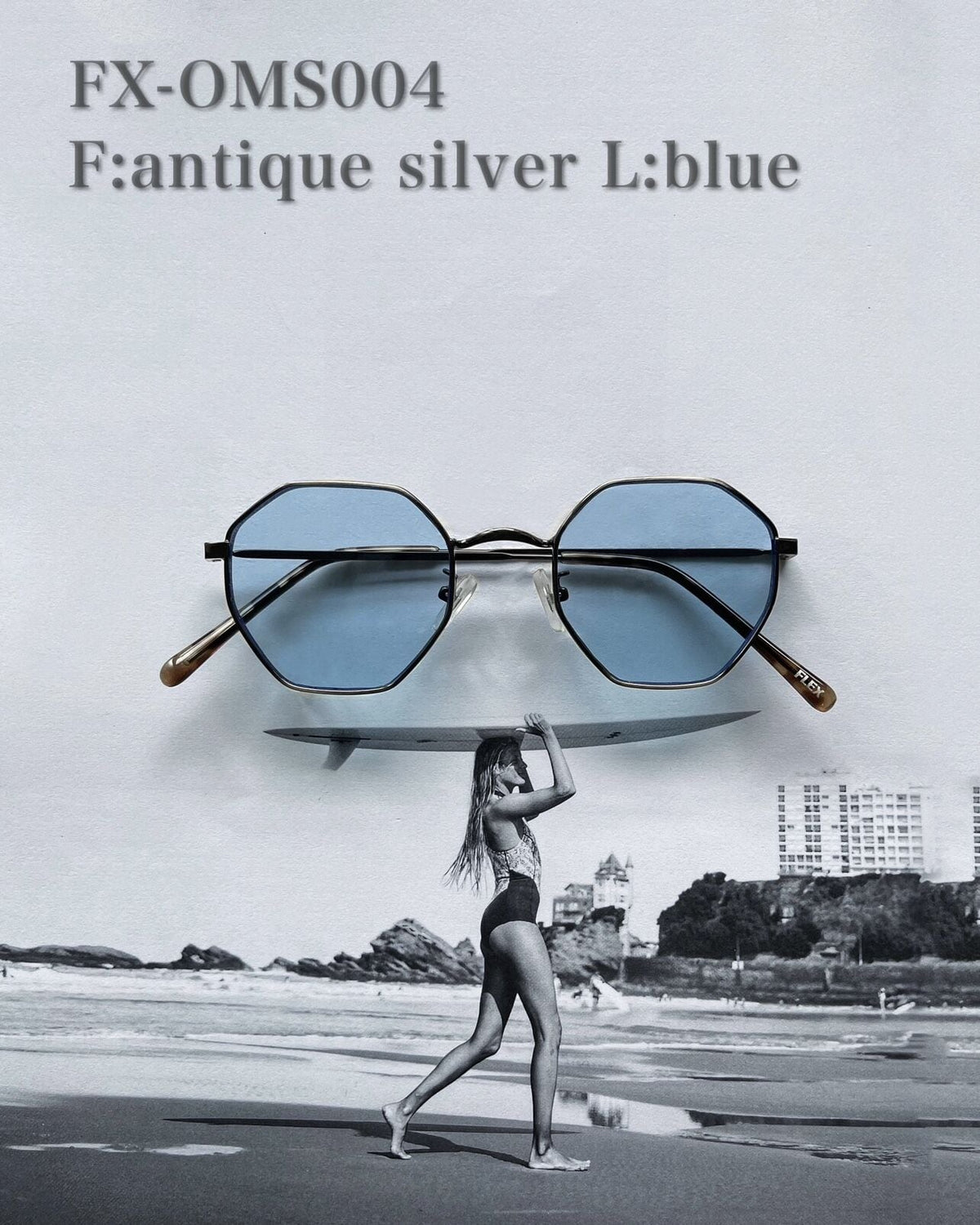 octagon metal sunglasses