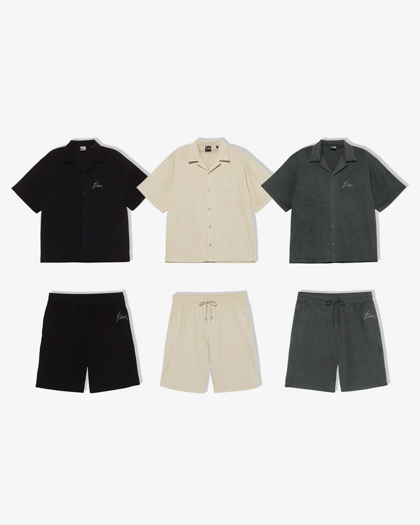 Open collared pile set up オープンカラーパイルセットアップ