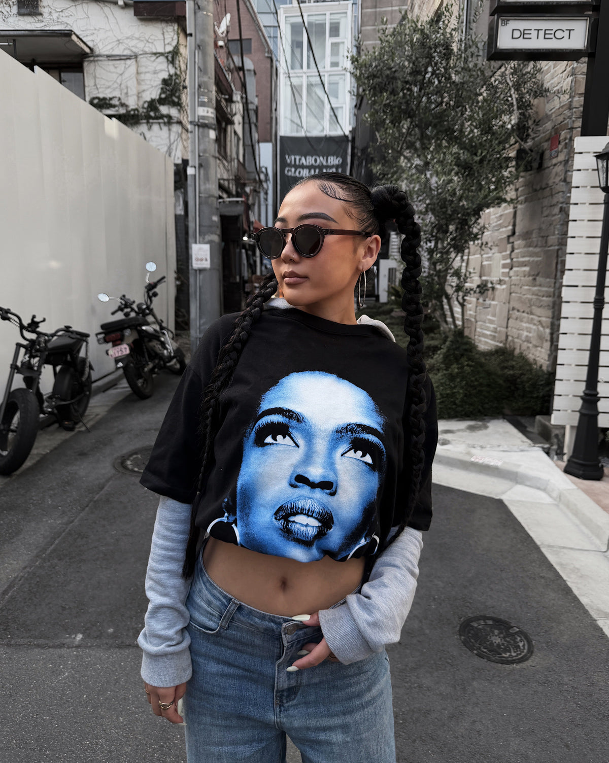 round frame sunglasses