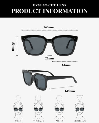 square wide 2 sunglasses