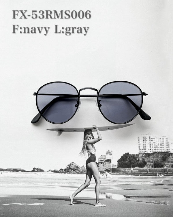 round metal sunglasses -53mm-