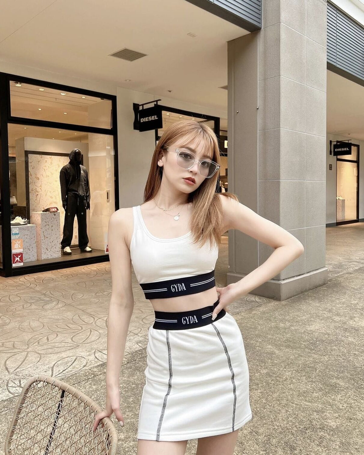 square wide sunglasses
