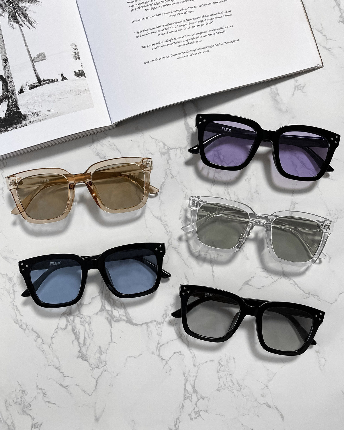 調光・偏光レンズ搭載 square wide 2 sunglasses