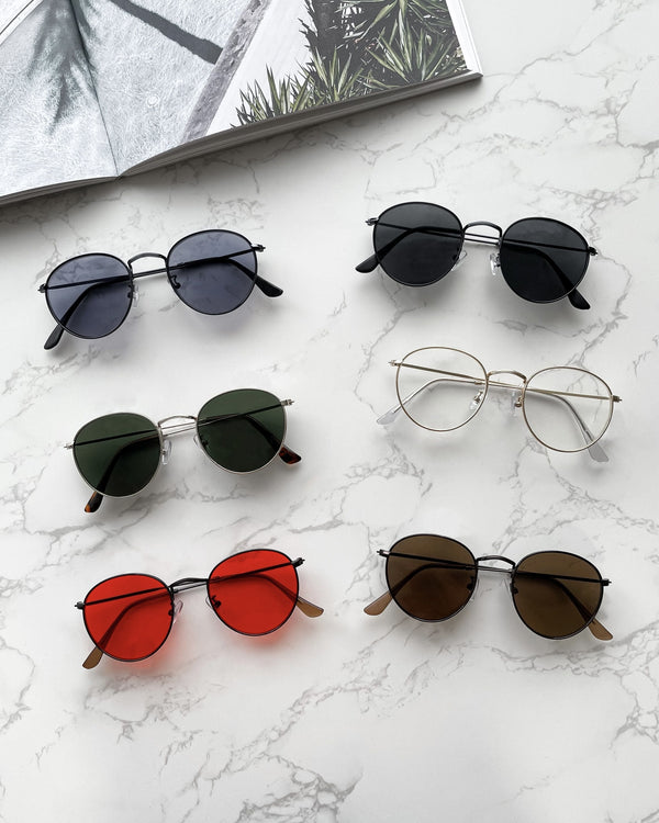 round metal sunglasses -53mm-