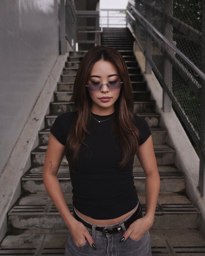 調光レンズ搭載 frameres square 2 sunglasses
