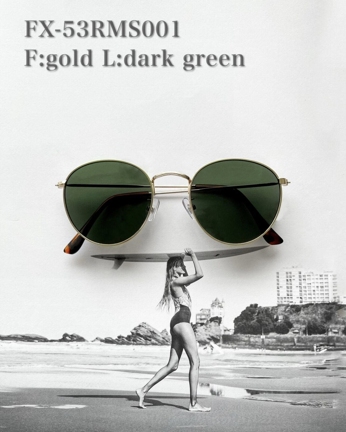 round metal sunglasses -53mm-