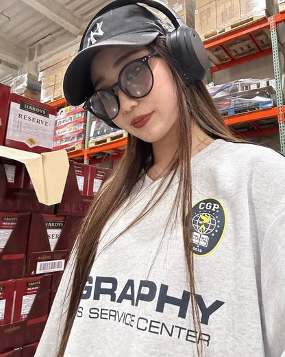 調光・偏光レンズ搭載 classic round sunglasses