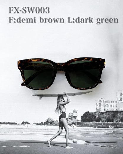 square wide sunglasses