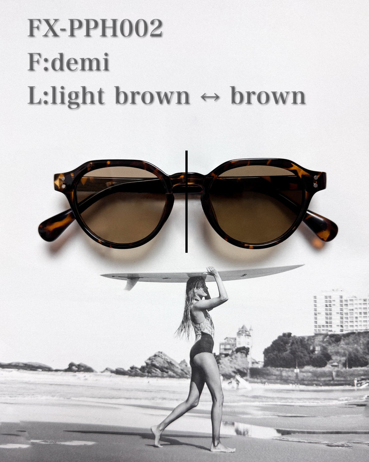 調光・偏光レンズ搭載 clown punt sunglasses