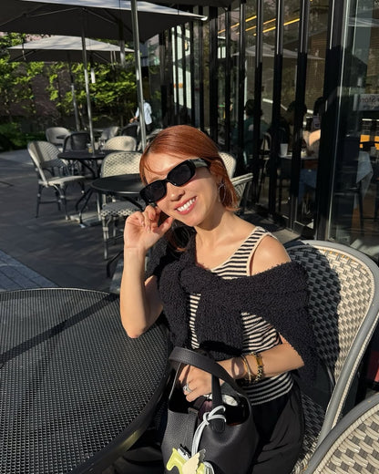 slim square sunglasses