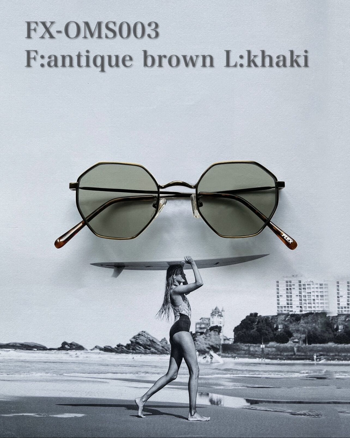 octagon metal sunglasses