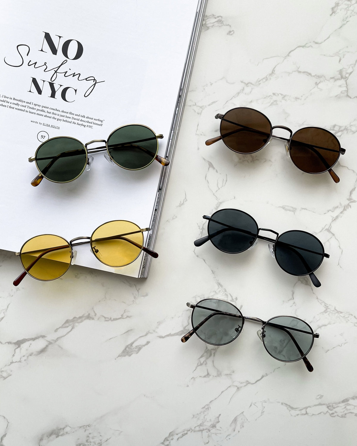 round oval sunglasses