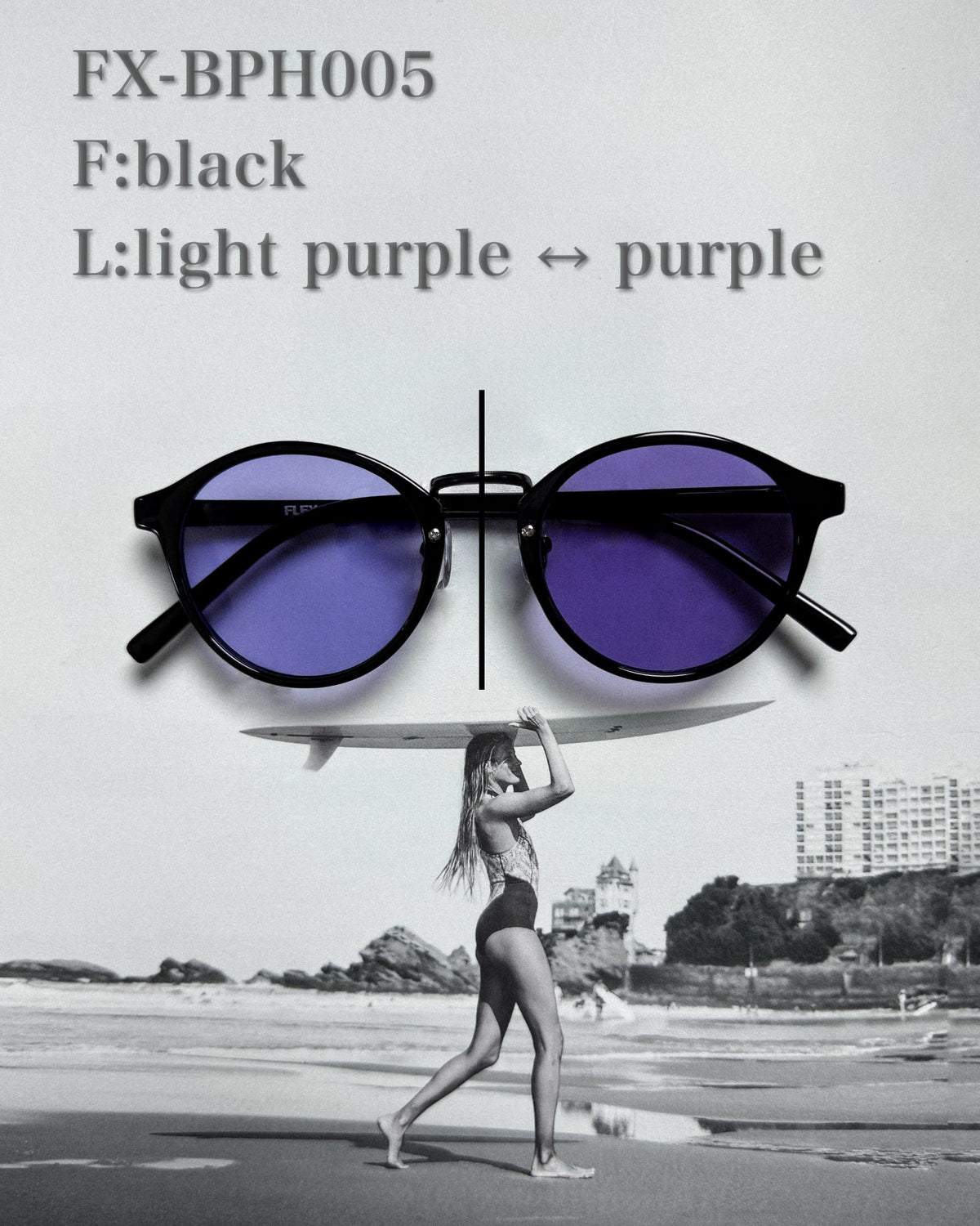 調光・偏光レンズ搭載 boston sunglasses