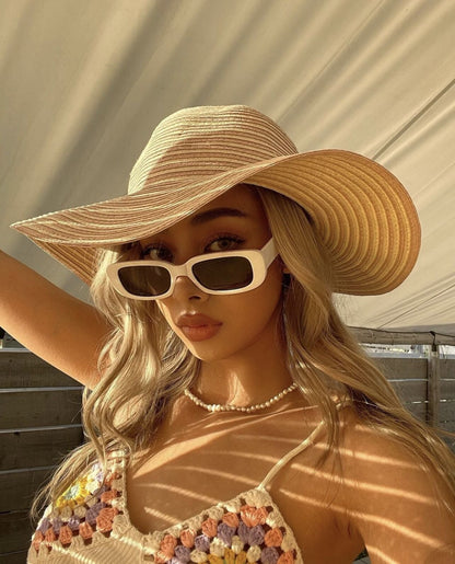 slim square sunglasses