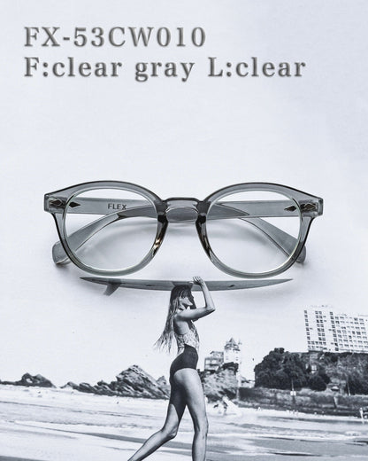 classic wellington clear sunglasses -53mm-