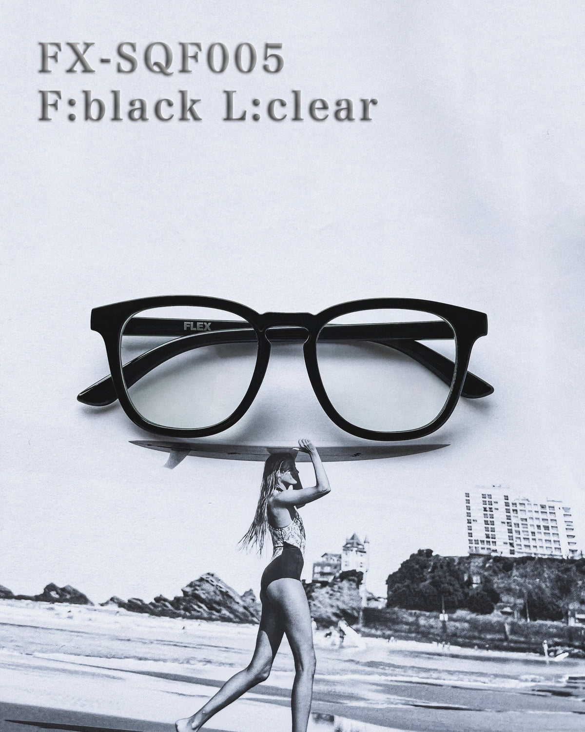 square frame clear sunglasses
