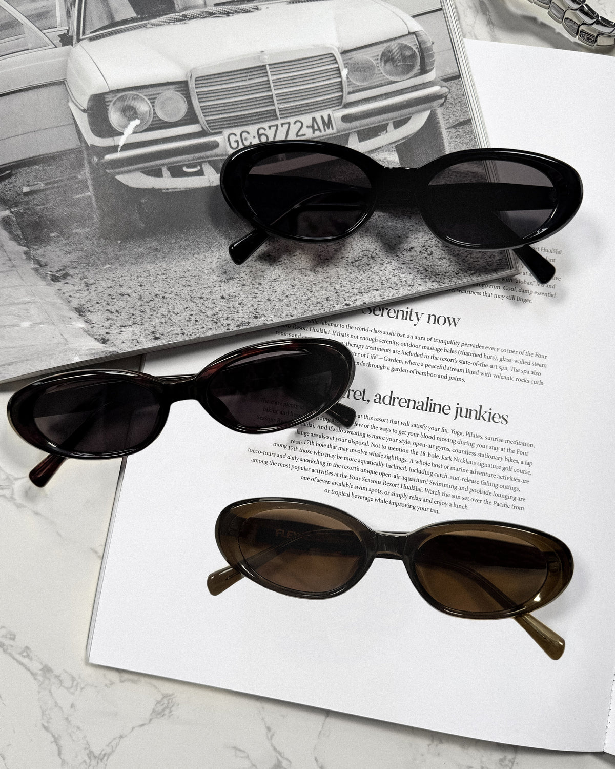 Acetate frame 【ROY】