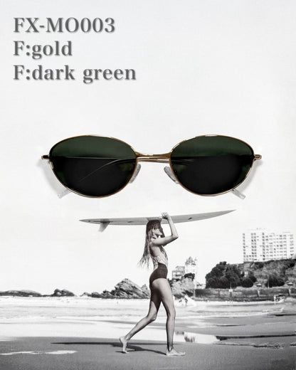 metal oval sunglasses