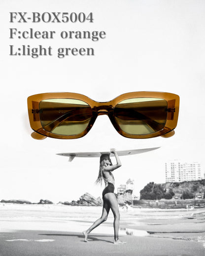 【5colors】Box square 5 sunglasses