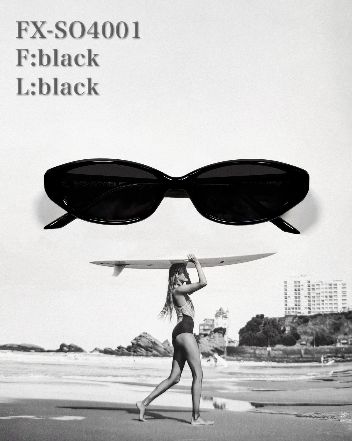 【5colors】Slim oval 4 sunglasses