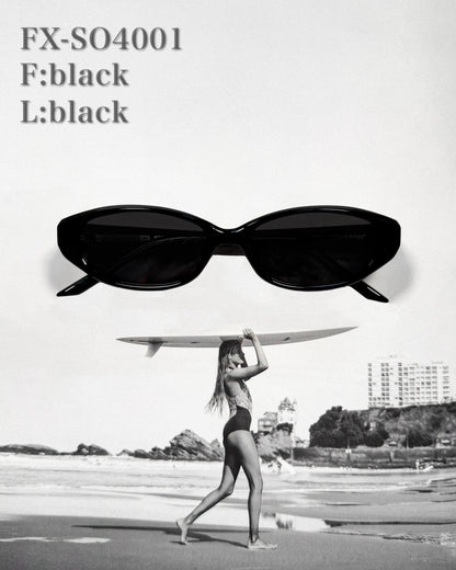 【5colors】Slim oval 4 sunglasses