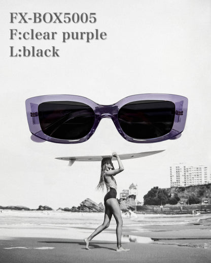 【5colors】Box square 5 sunglasses