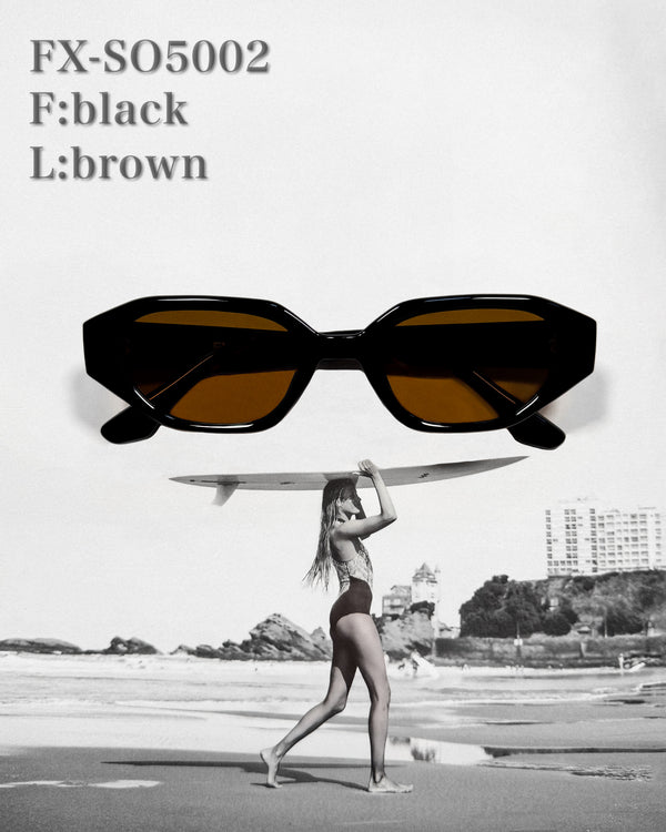 【4colors】Slim oval 5 sunglasses
