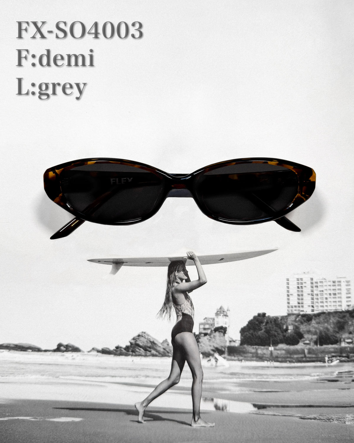 【5colors】Slim oval 4 sunglasses