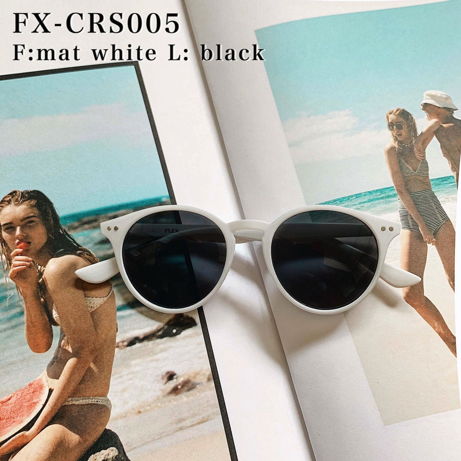 [5 color] classic round sunglasses