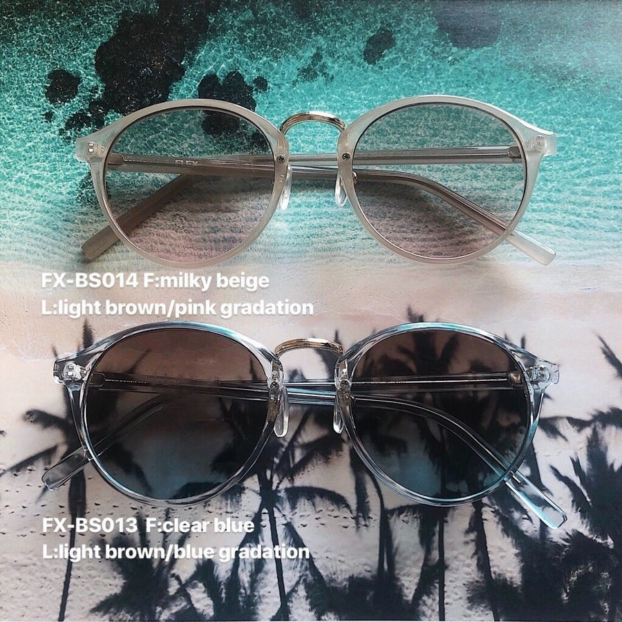 [8 color] boston sunglasses (clear frame)