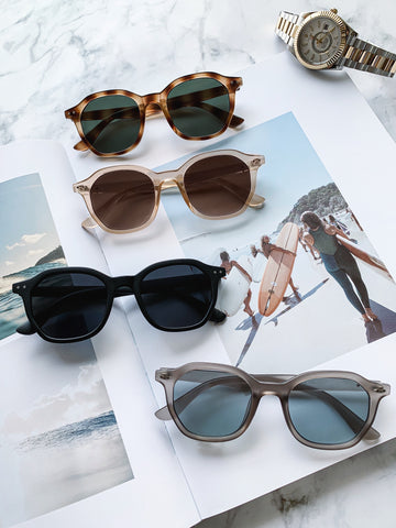 [4 color] square wellington sunglasses