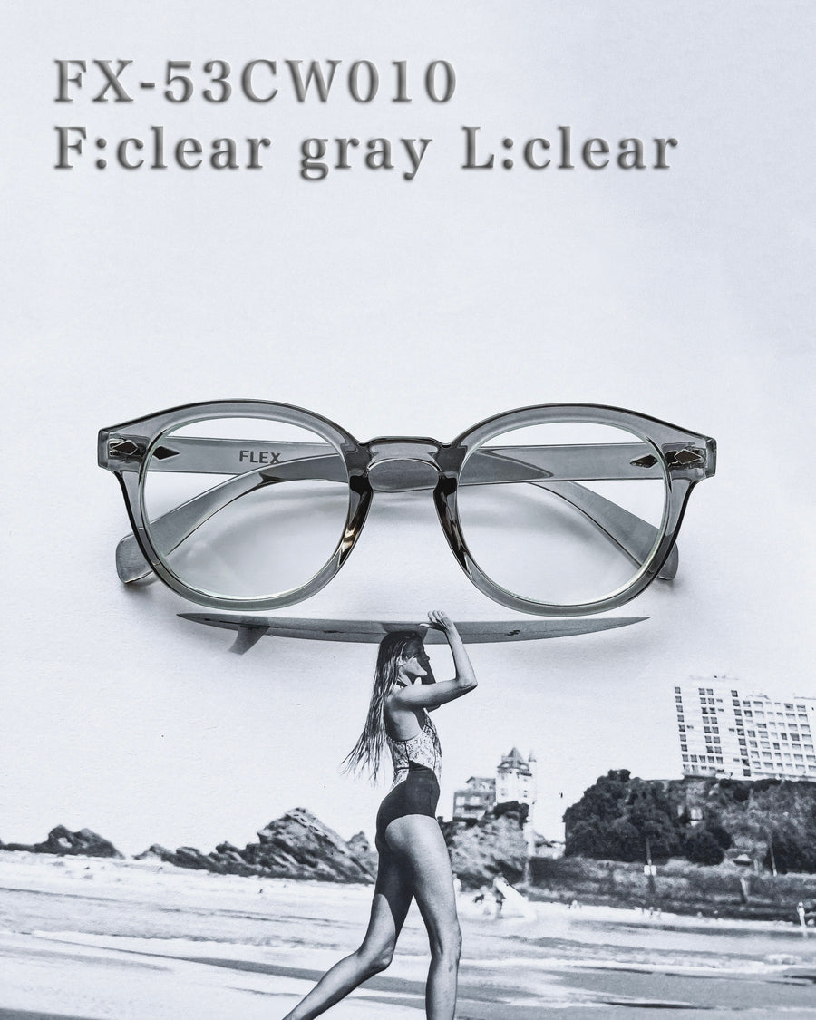 【3color】classic wellington clear sunglasses【53mm】