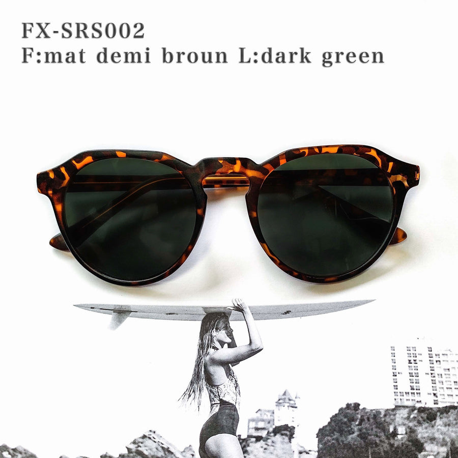 [3 color] square round sunglasses