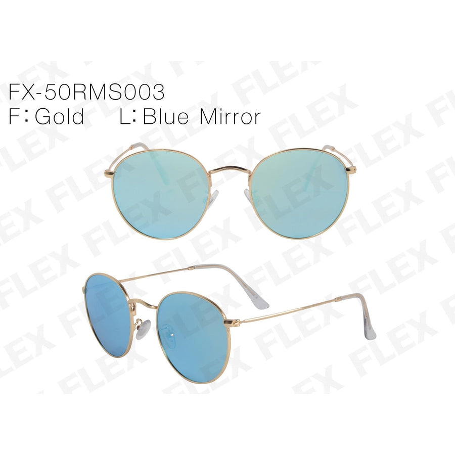 [5 color] round metal sunglasses (50mm)